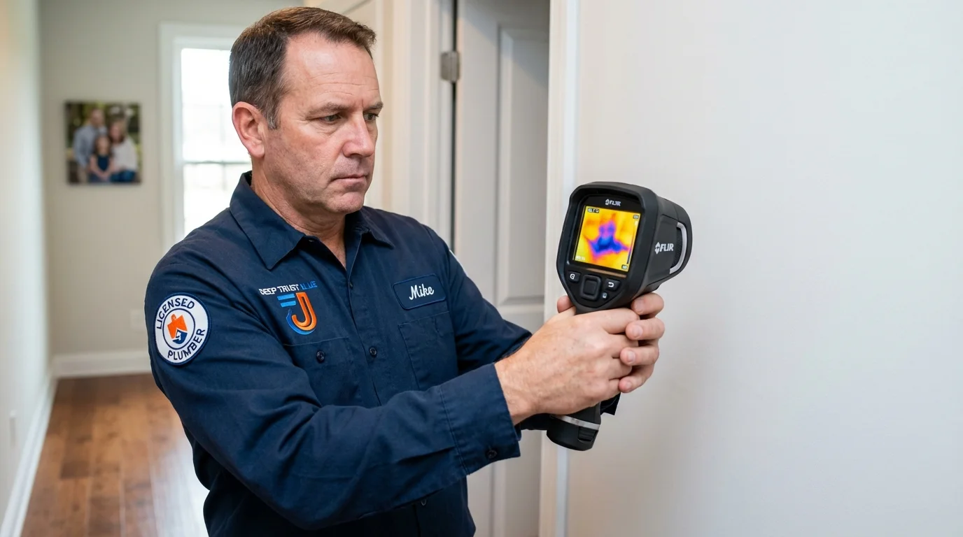 Thermal imaging leak detection by Johns Plumbing LLC in Severna Park